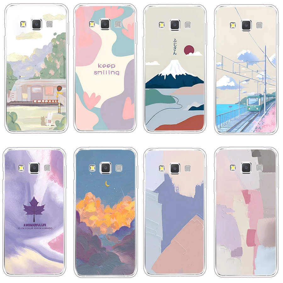 Silicone Cover Case for samsung galaxy A5 2015 2016 2017 Cases coque bumper back cover full 360 protective soft tpu bags