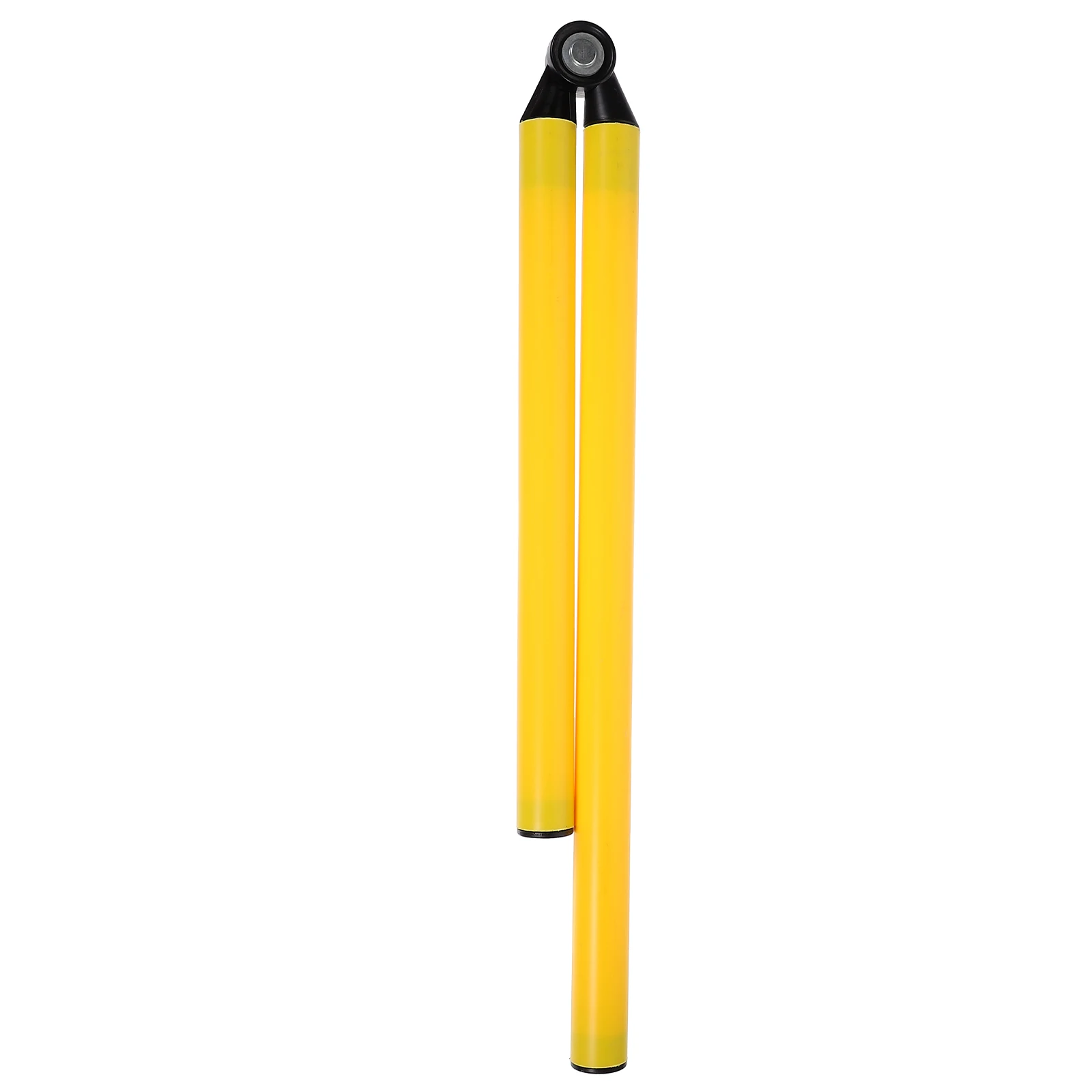 قضيب قابل للطي مكون من قسمين، معدات تدريب كرة القدم الصفراء، أقطاب خفة الحركة المحمولة، ممارسة كرة السلة