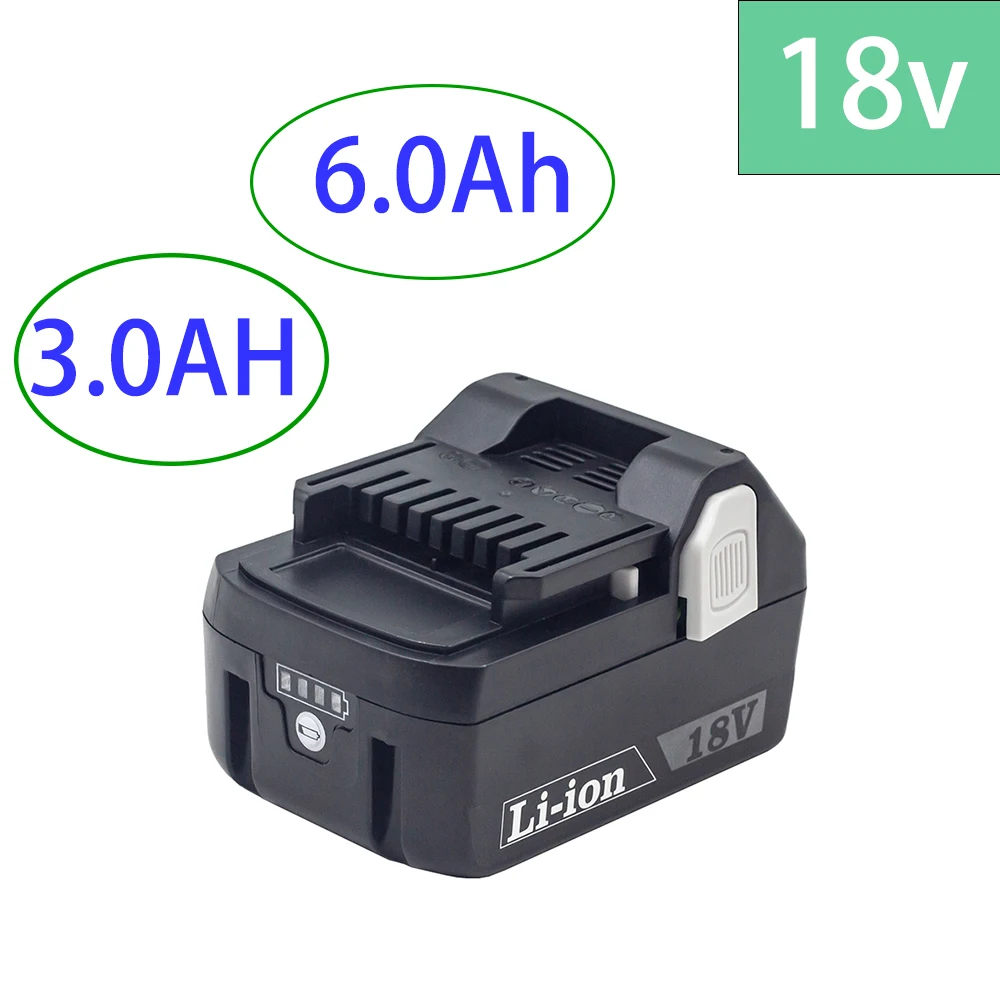 

3.0Ah/6.0Ah suitable for 18V Hitachi power tool replacement lithium battery BSL1830 BSL1840 DSL18DSAL BSL1815X