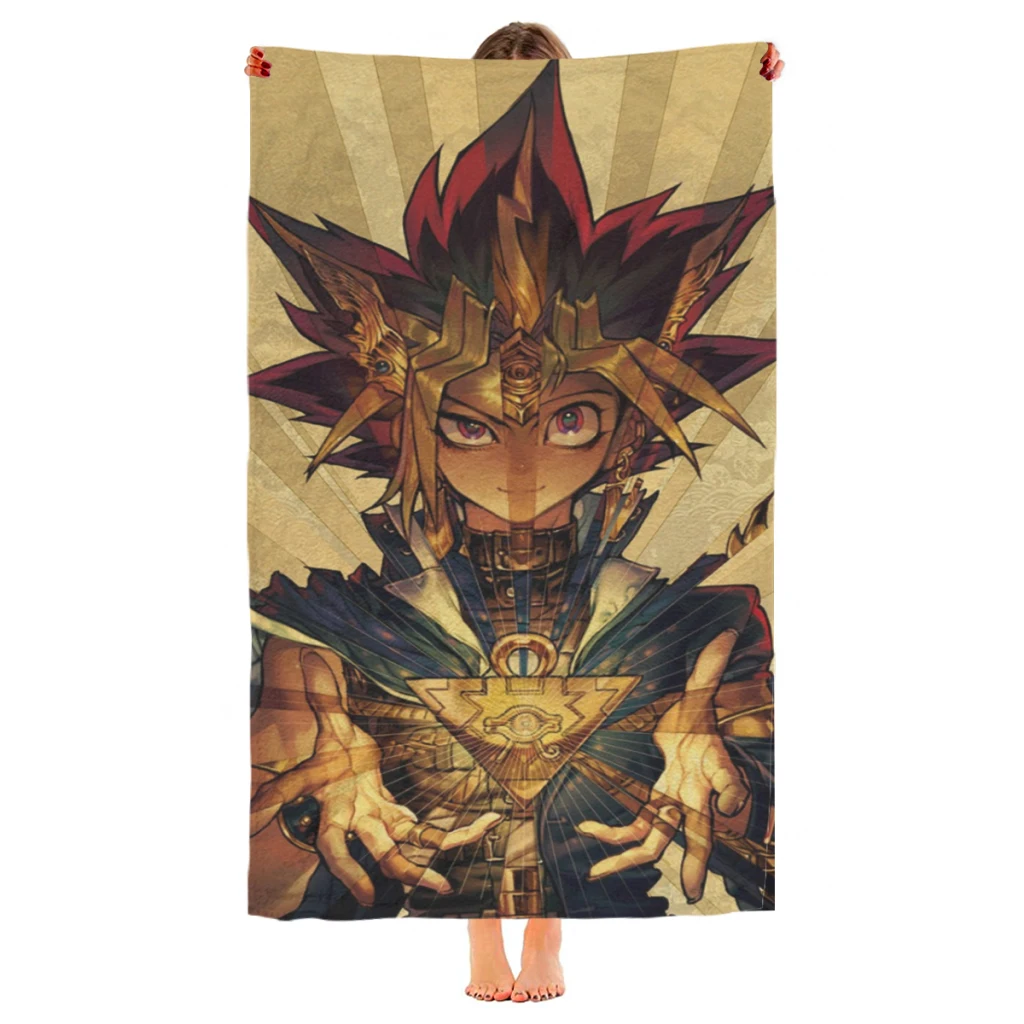 

Microfiber Beach Towel Anime Game King Print Quick Dry Sandless Beach Blanket Soft Comfortable for Men Women Camping Pool Towel