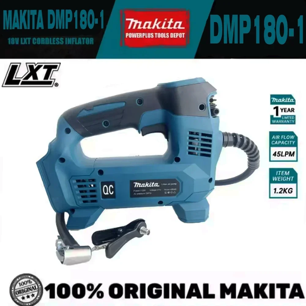 

Makita DMP180-1 18V LXT Lithium-Ion Cordless High-Pressure Inflatorpower Drive Pump Air Inflator Tool