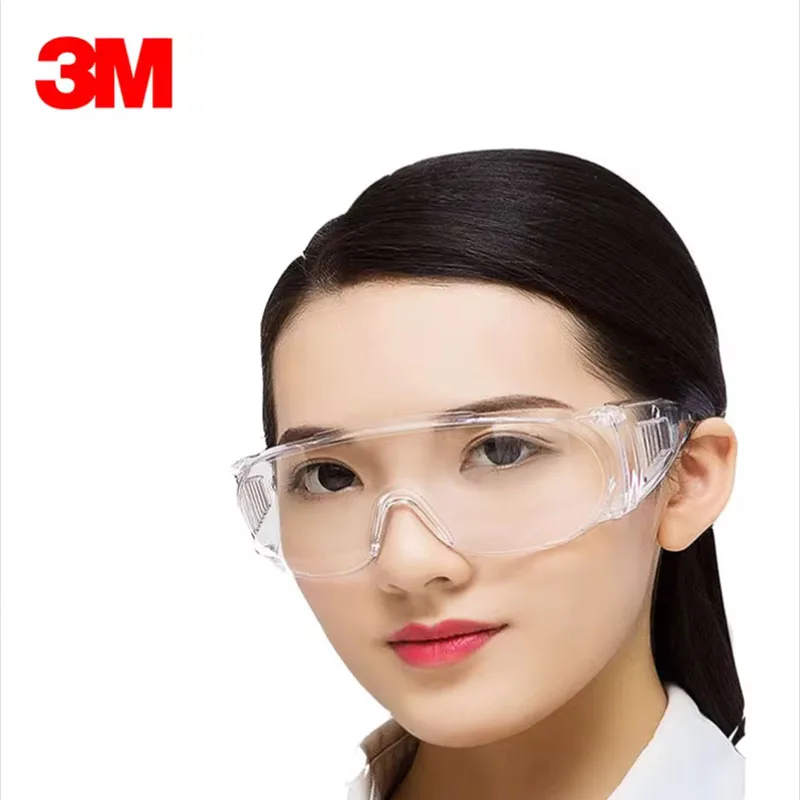 3M 1611HC Protective Glasses Genuine Security Safety Glasses Anti-Shock Anti-Scratch Flat Light Goggles