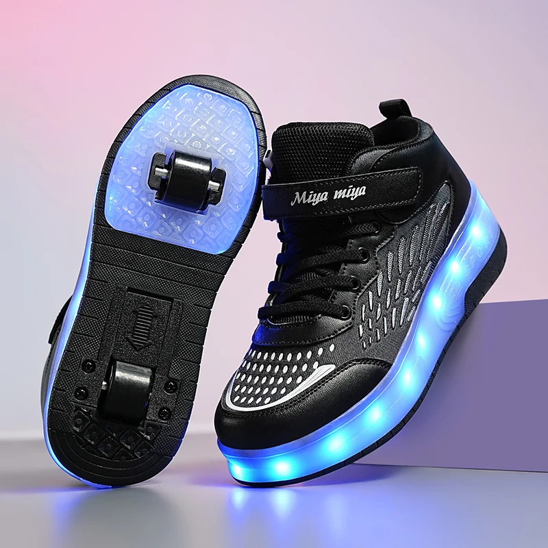 

Детские роликовые кроссовки Winter 2025: износостойкие невидимые 4-колесные автоматически выдвижные — обувь на колесиках для мальчиков и девочек