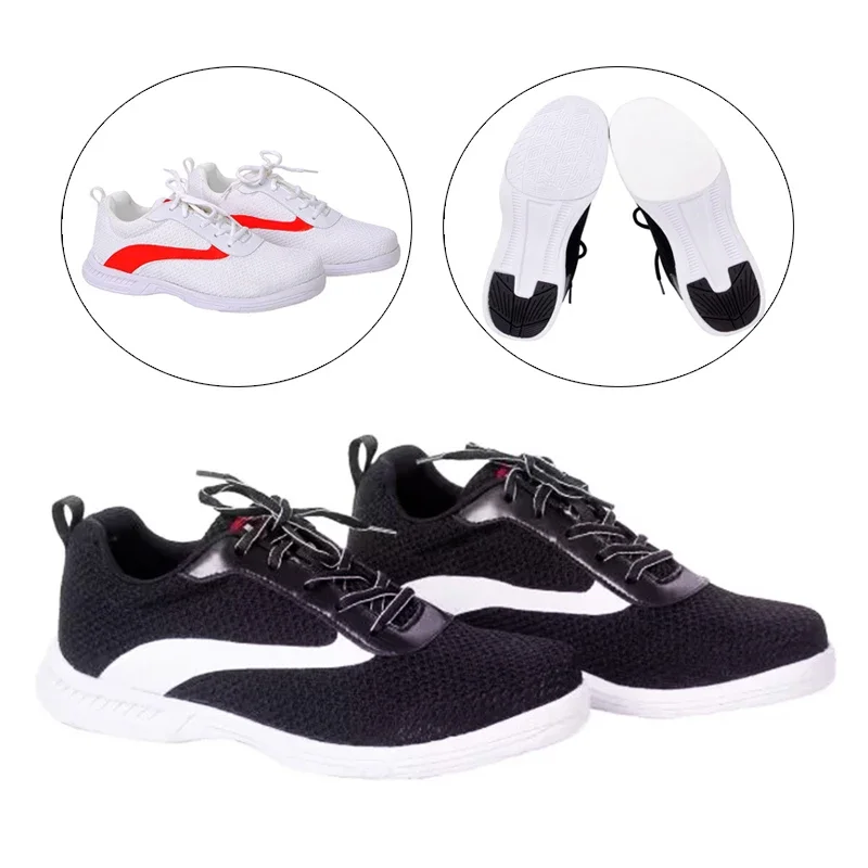 New Women Men Lightweight Bowling Shoes Breathable Anti-slip Sneakers Unisex EVA Sole Shoes Upgrade Training Bowling Footwear