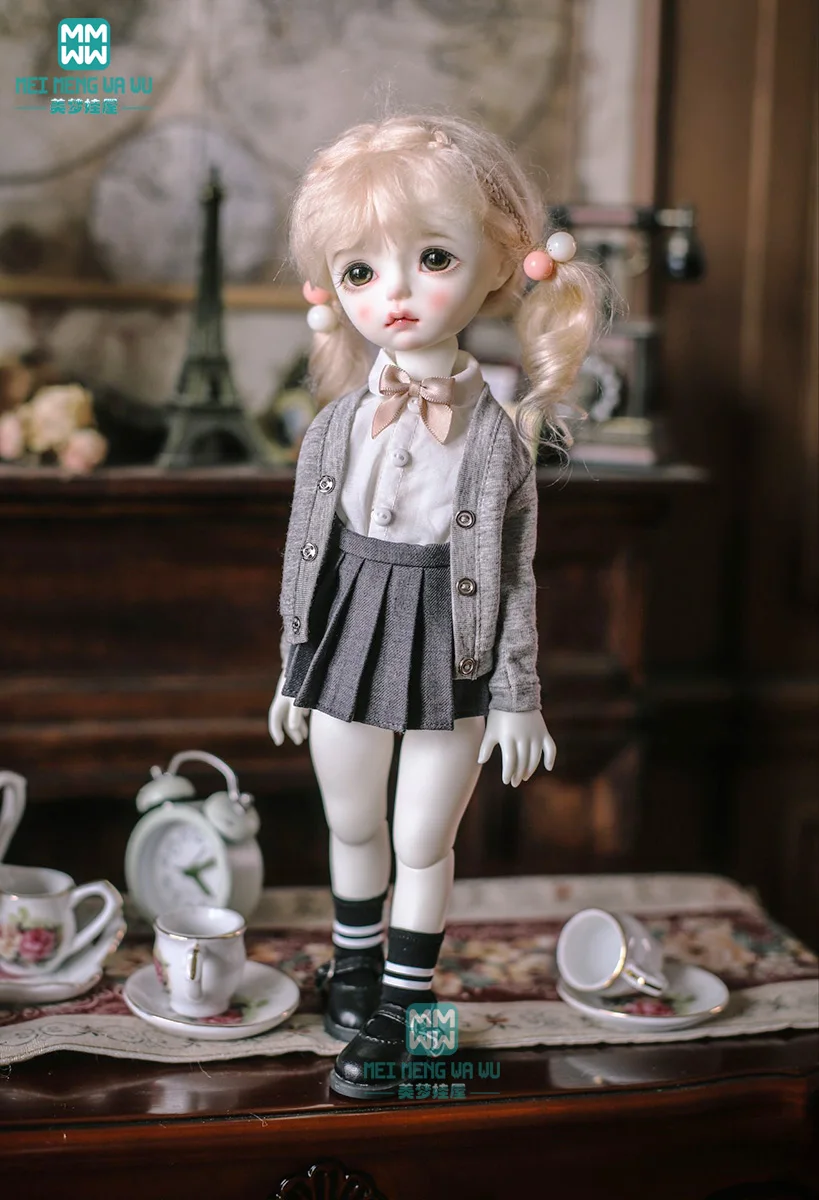 

BJD Doll Clothes 30cm YOSD 1/6 Fashionable multi-colored pleated skirt Girl Gifts