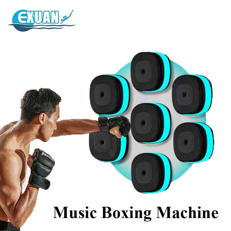 Split Type Intelligent Music Boxing Machine With Eight Adjustable Target Positions For Children And Adults Boxing Decompression