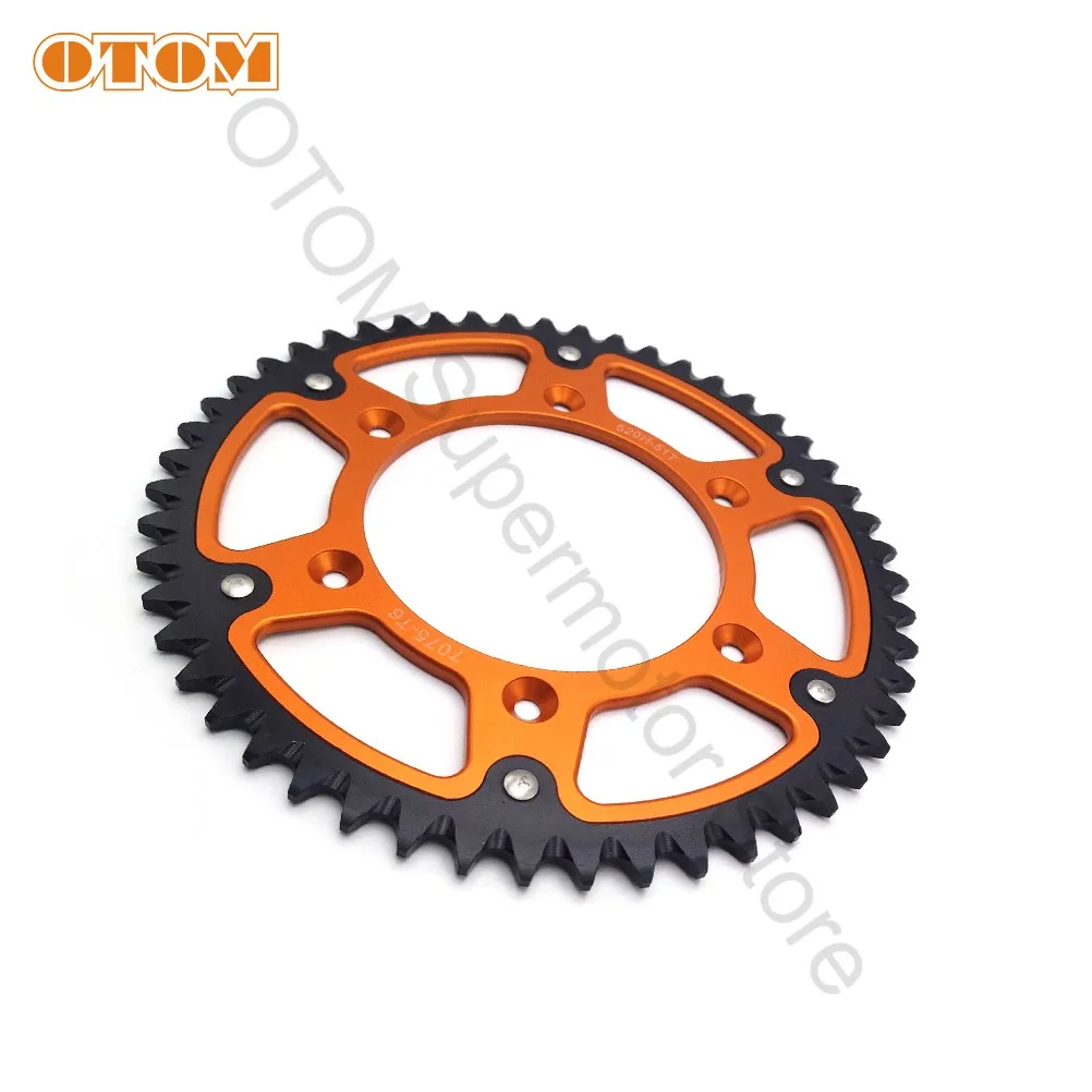 1991-2025 Motorcycle Rear Dual Chain Sprocket 520 51T 52T For KTM SX SXF EXC EXCF XC HUSQVARNA TC FC TE FE GASGAS MC MCF EC ECF