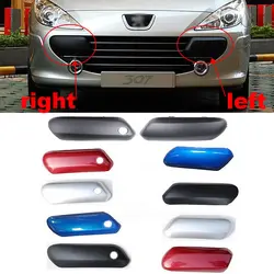 Car Front Bumper Anti-Scuff Protective Cover Both blue silver grey red black for Peugeot 307 2005-2010