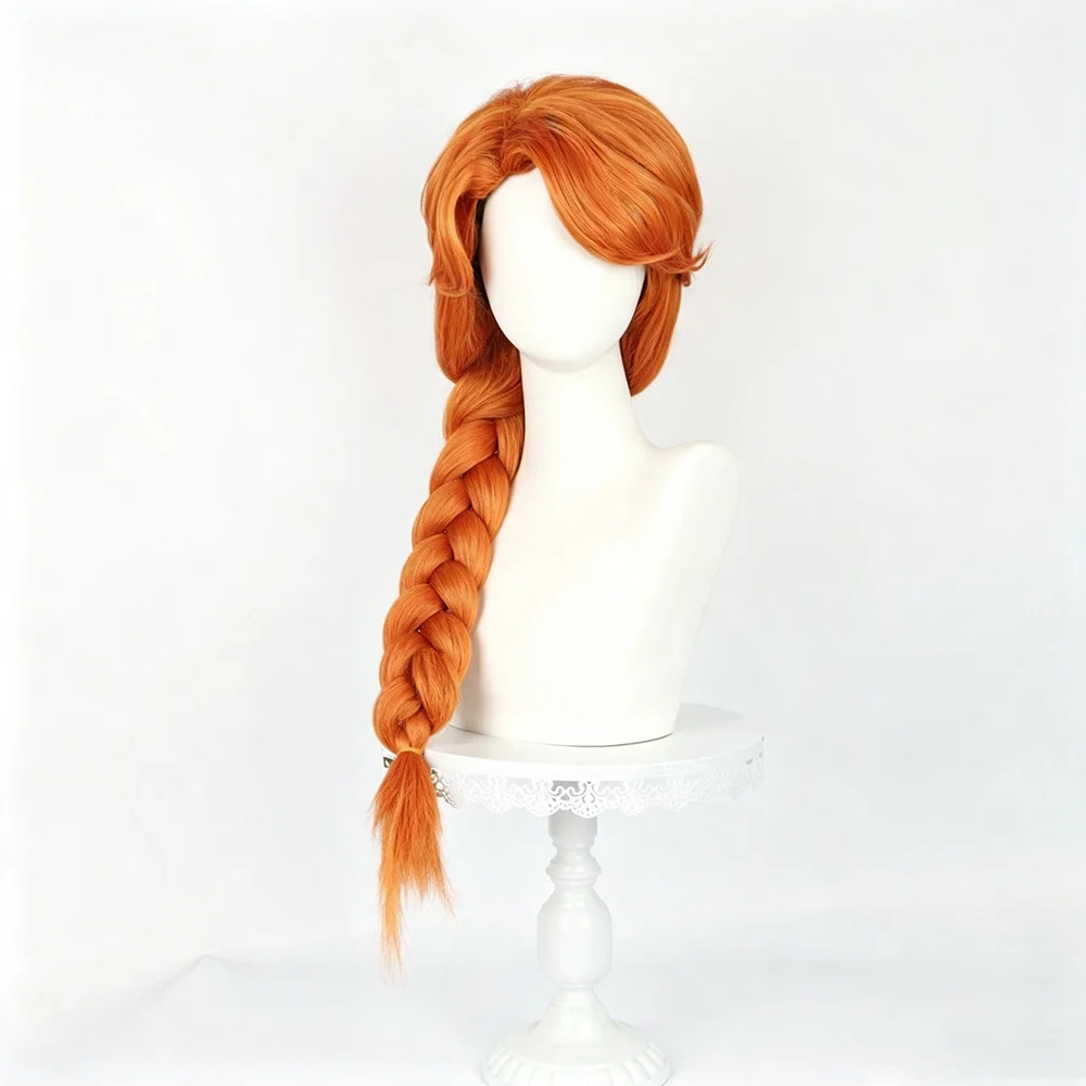 Wig Cosplay Game Stardew Valle - Anime Cosplay Orange Hair ulasan dan harga