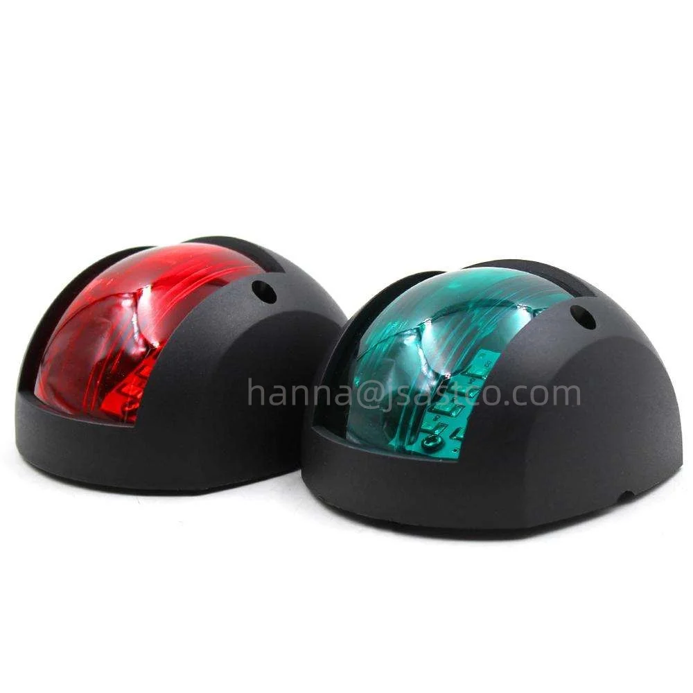 Pair LED Navigation Light Waterproof Signal Warning Lamp for Marine Boat Yacht Truck Trailer Van Indicator Accessories