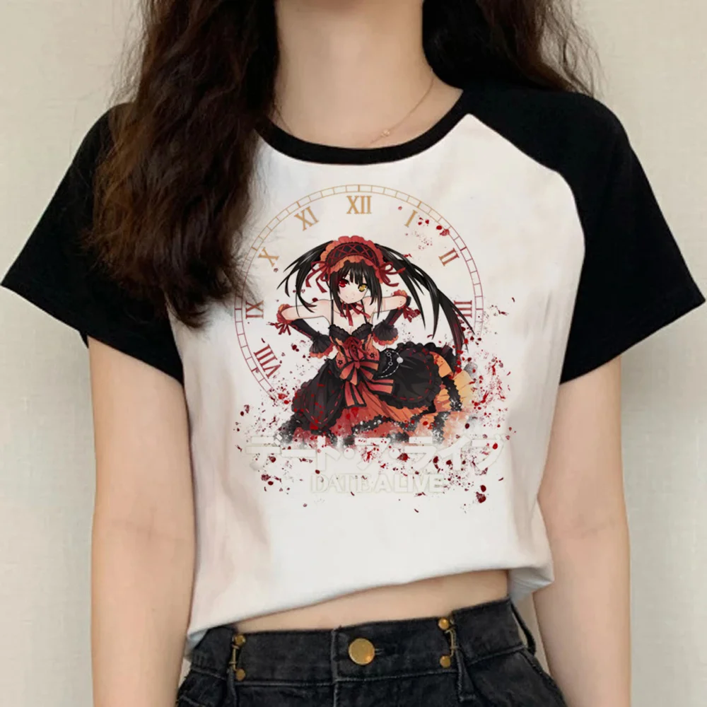 kurumi tokiaki Tee men streetwear manga funny t-shirts male manga streetwear harajuku clothing