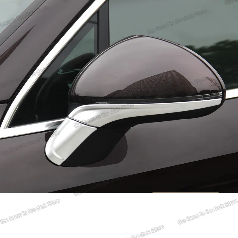 Carbon Fiber Car Rearview Trims Decoration for Porsche Cayenne 2018 2019 2020 Accessories 2021 chrome 2022 2023 coupe exterior