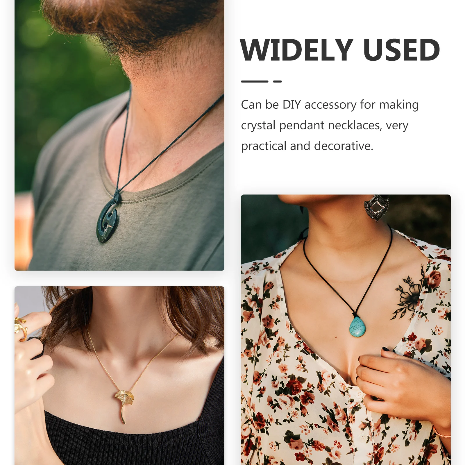 

Регулируемый шнур-держатель для кристаллов и подвесок из металла для изготовления ювелирных изделий своими руками