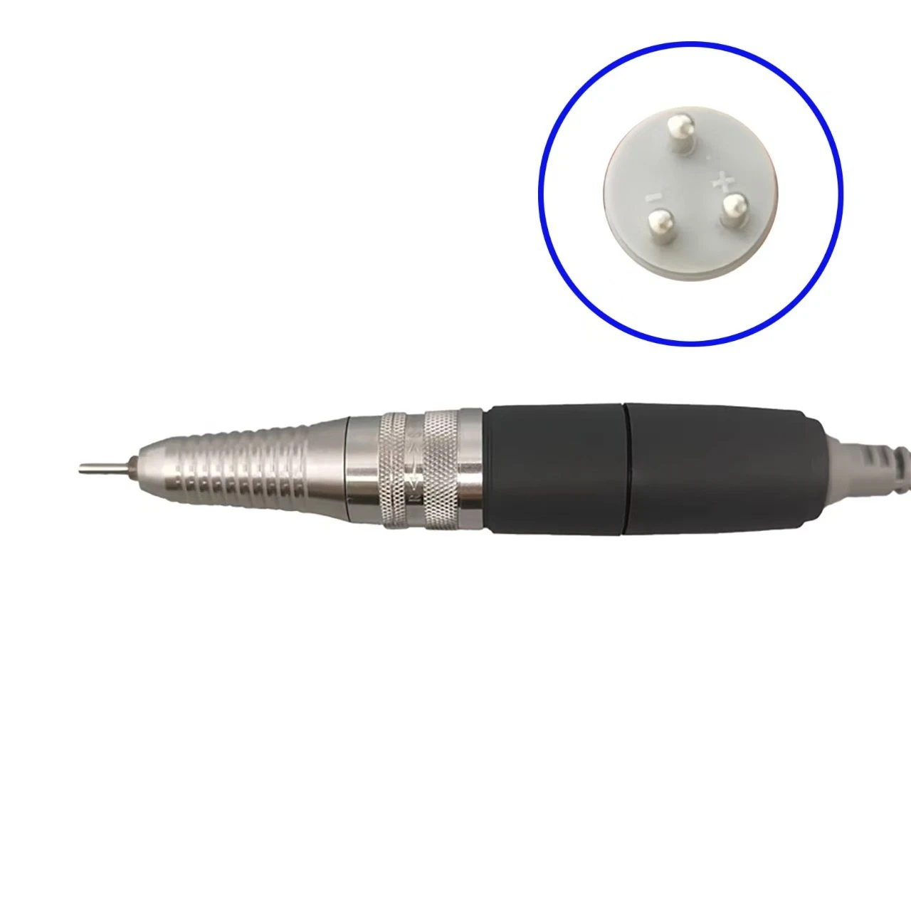 Electric Nail Drill Handpiece 3 Pin for Up200 UG12 Core Electric Manicure Pen 35000 RPM Nail Art Machine Pedicure Tools