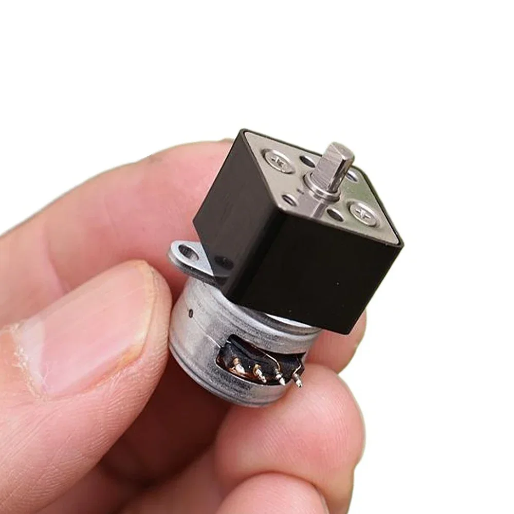 15BY Mini 15mm 2-Phase 4-Wire Gear Stepper Motor Micro Full Metal Gearbox Gear Stepping Motor DIY Robot Car Monitor Camera