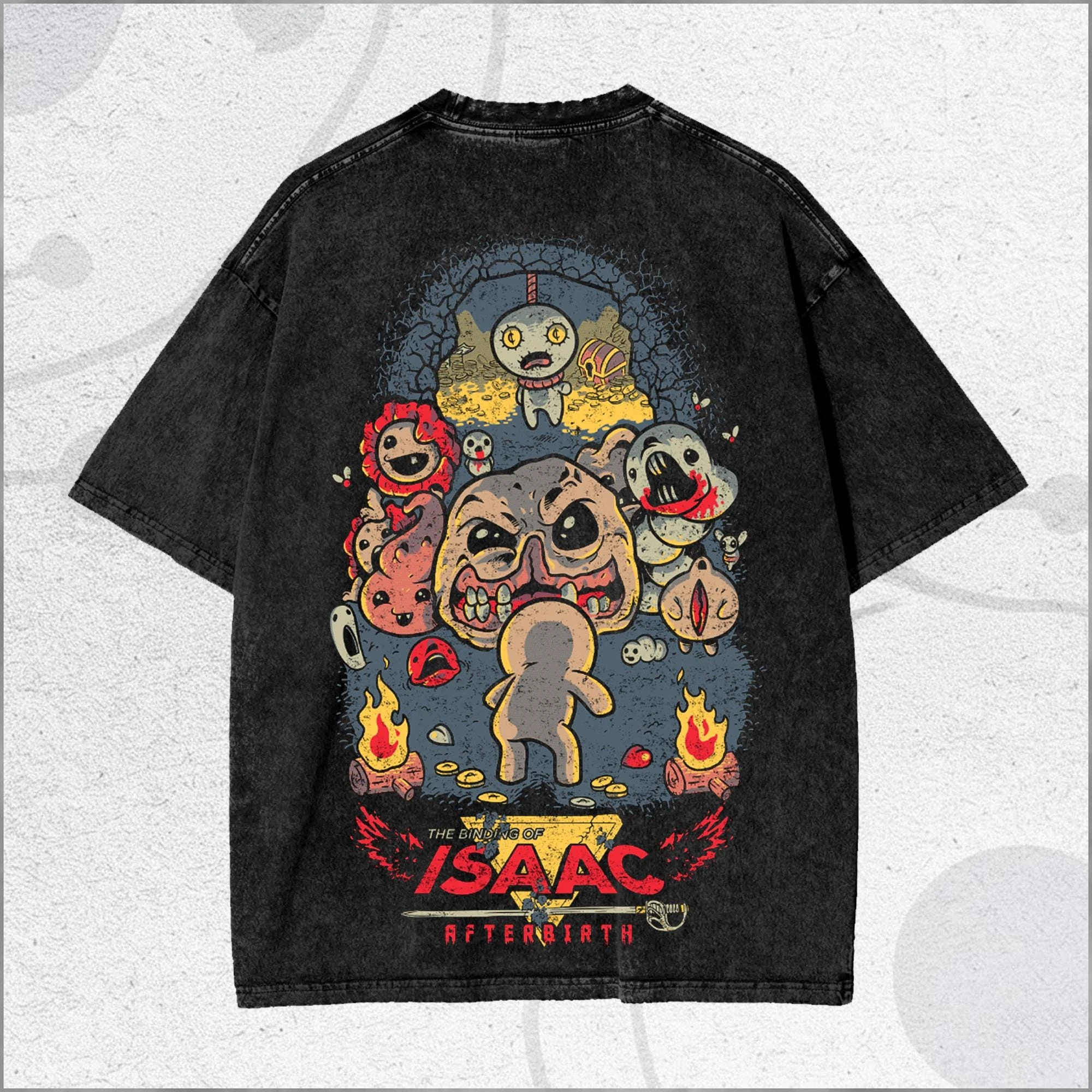 T-shirt vintage The Binding of - Retro Gaming T Shirts avis et prix