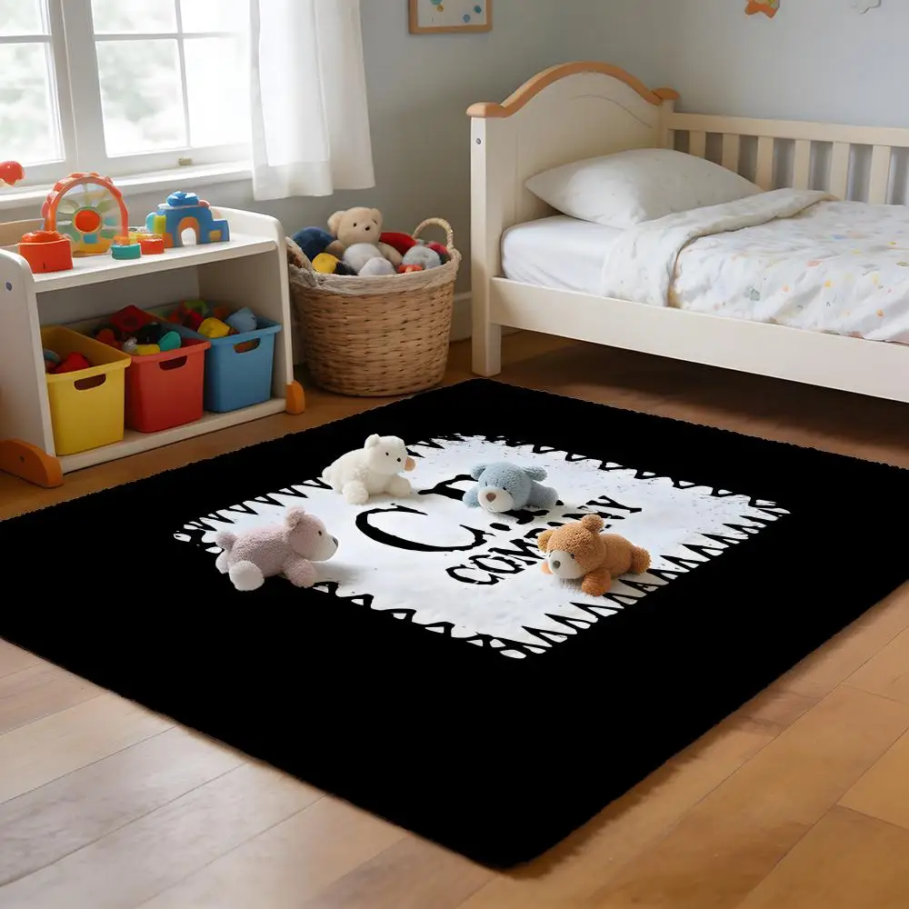 

Floor Mat Soft Flannel Rug Non-Slip Absorbent Mat for Bathroom Bedroom Home Decor Luxury C-C.P. Company