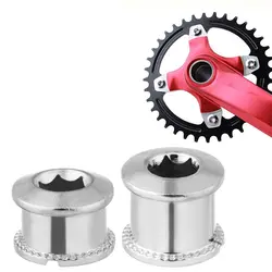 5 Pair Mountain Bike Crankset Chainring Bolts&Nuts Plate Screws Monoplate Or 2 Or 3 Plate Crank Parts Cycling Crankset Accessory