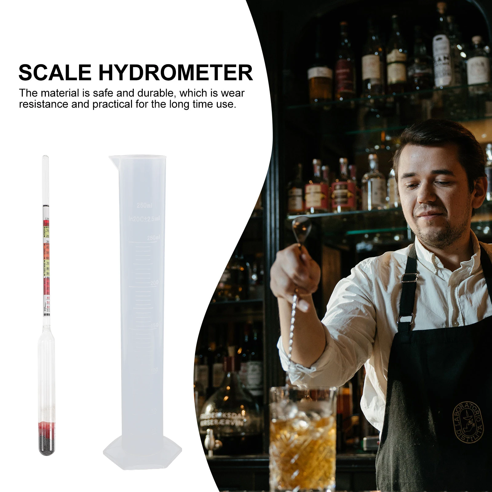 Met Making Sugar Meter Set Hydrometer Kit liefert Glasbrauausrüstung