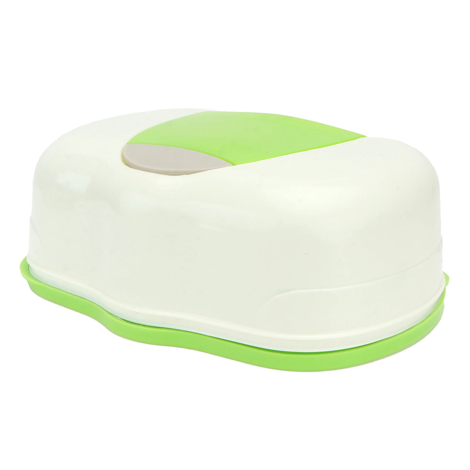 

Wet Tissue Box with Cover Plastic Portable Button Pop-up Wipes Napkin Storage Box Tissue Holder for holding 50-80 Wipes Hom