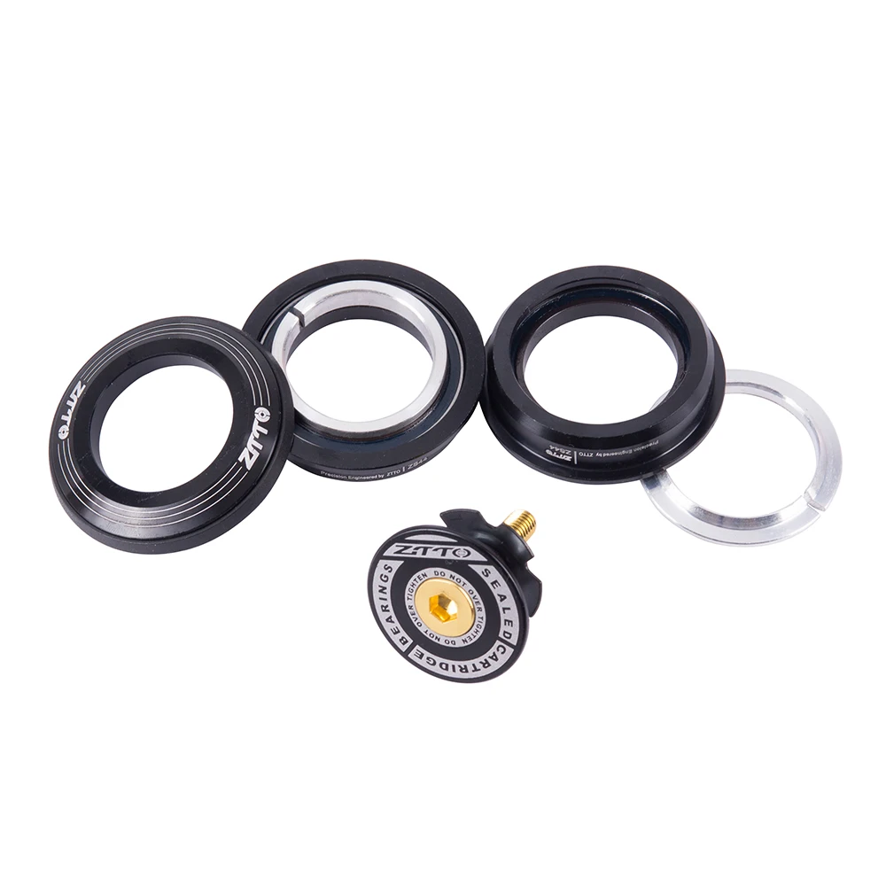 ZTTO MTB Rennrad CNC Headset 1 1/8"-1 1/2" abgedichtetes Lager 1,5 konisch 28,6 gerades Rohr Fahrradgabel internes Lenklager – Detail 7