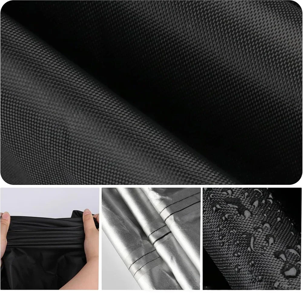 L-Shaped Folding Chair Storage Rack Cover, Waterproof Trolley Protective Cover Dustproof Rain Snow Table Chair Wind-Proof Covers