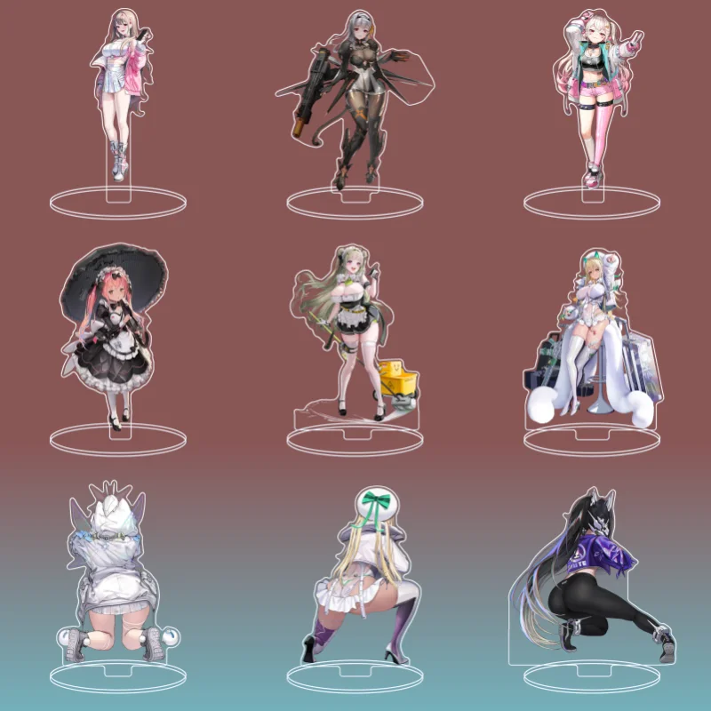 A deusa da vitória nikke rúpia inverno shopper anne soda cacau sin quency anime jogo suporte placas de pé ornamento brinquedo presente