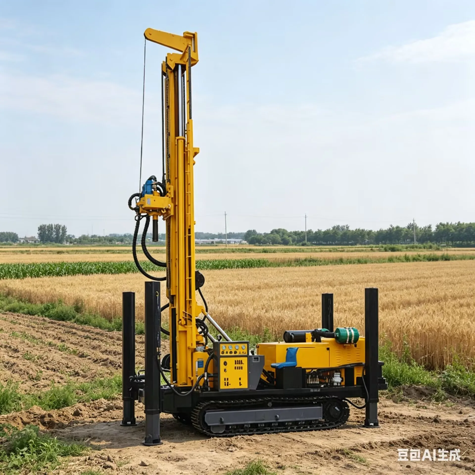 800m Water Well Drilling Rig Hydraulic Deep Well Drilling Machine Geological Exploration Drilling Rig