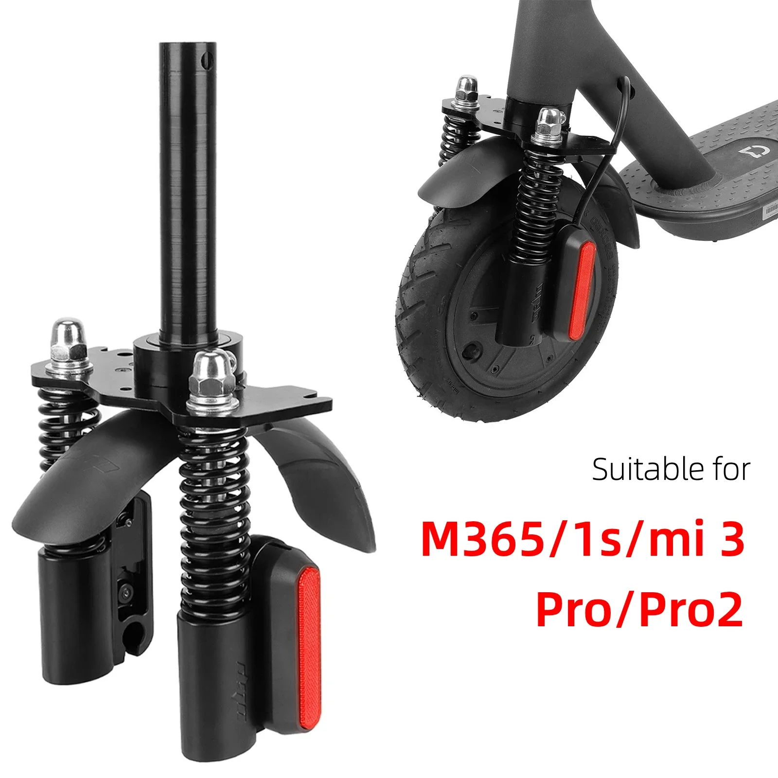 

Ulip Scooter Upgrade Гидравлический передний амортизатор с комплектом крыльев Детали амортизатора передней подвески для Xiaomi M365 Pro 2 1S Mi3