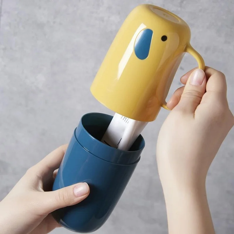 Household Bathroom Accessories Toothbrush Cup Multi-functional Stable Toothpaste Box