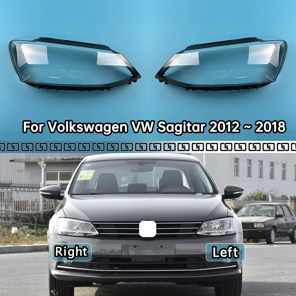 

For Volkswagen VW Sagitar 2012 2013 2014 2015 2016 2017 2018 Car Front Headlight Lens Cover Auto Case Headlamp Glass Lampshade