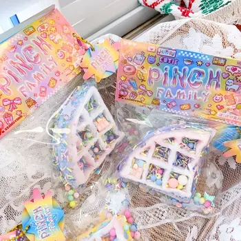 Sevimli Bling Bling yapay Donuts oyuncaklar gerçekçi Donut stres topları gökkuşağı parti dekor