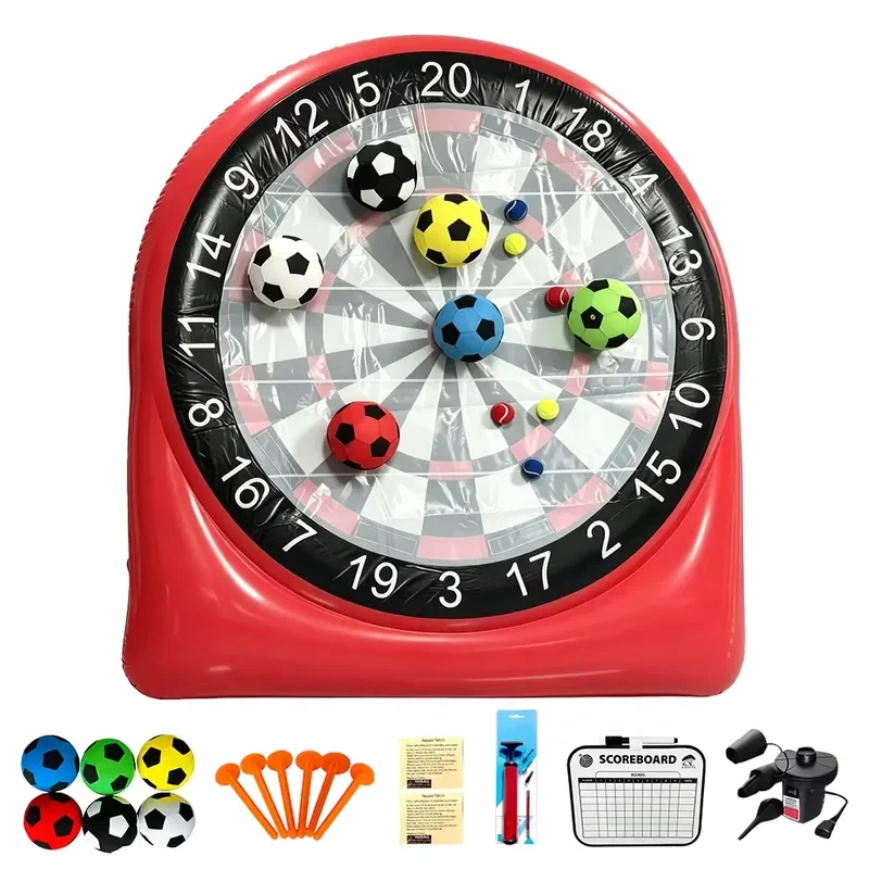Recommended Products Outdoor Inflatable Kick Dart Game Set for Kids Garden Football Target & Kick Ball for Backyard Play