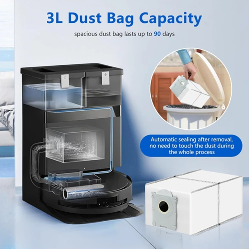 

Аксессуары для робота-пылесоса T80 Omni T80 PRO OMNI: основная и боковые щетки, HEPA-фильтр, салфетки [BWASCLIM]