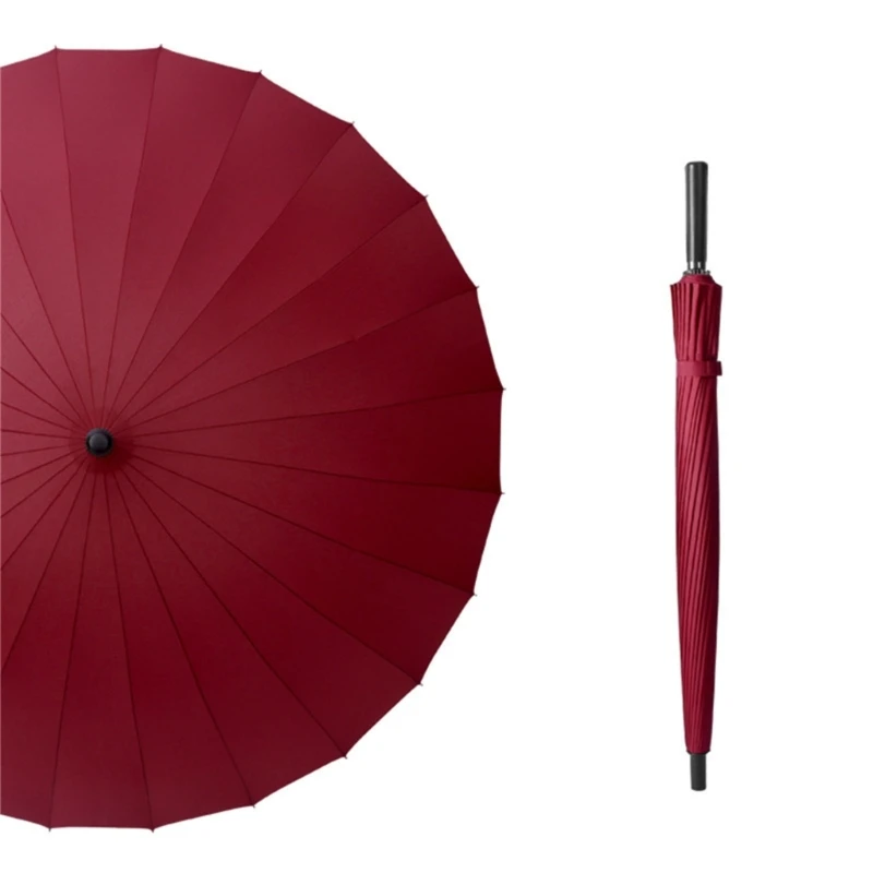 Big Long Umbrella Windproof Protections Carbon Fibers Golf Sun Umbrella 24 ribs Travel Windproof