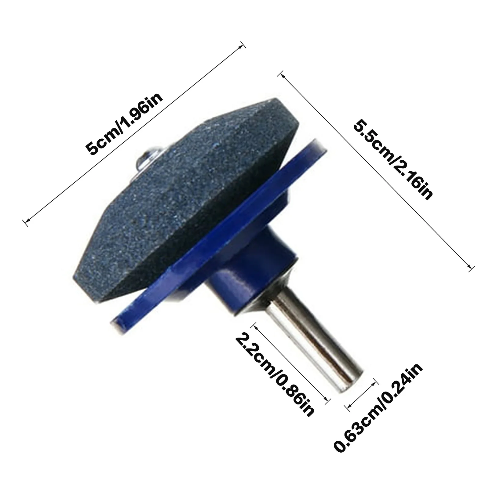 Corundum Lawn Mower Blade Sharpener Double Layer Grindstones Blade Sharpener Fit for Most of Power Drills