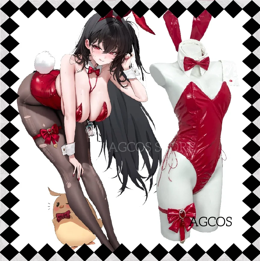 

AGCOS Azur Lane Taiho Bunny Girl Cosplay Costume Christmas Outfits Sets Jumpsuits Costumes Cosplay
