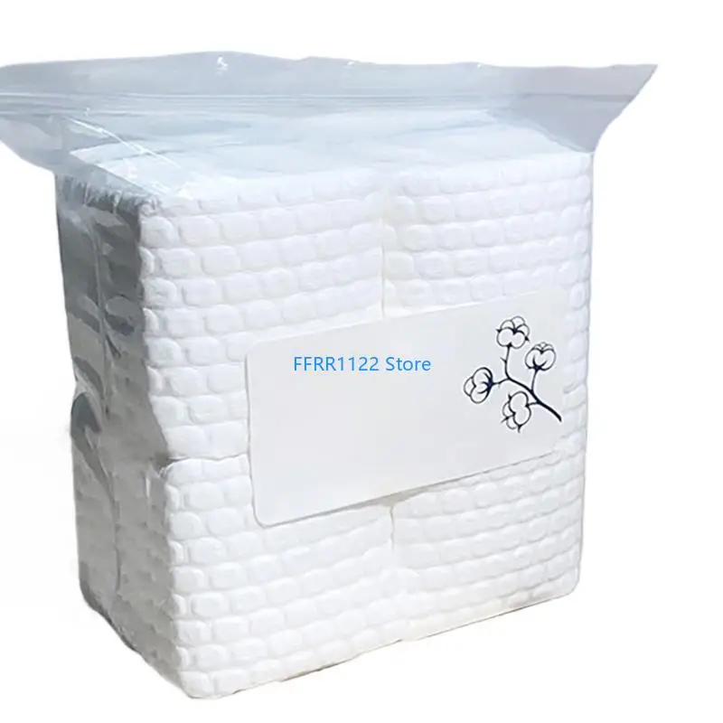 y1uf 200/500pcs مناديل الظفر الحرة ، 200/500pcs منصات تنظيف الأظافر غير المنسوجة