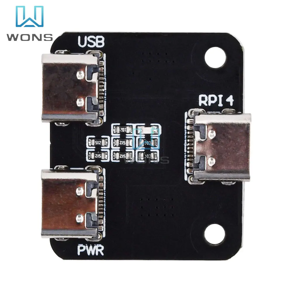 Imagem -02 - Usb Divisor de Energia para Raspberry pi Blikvm e Pikvm Kvm sobre ip Hdmi Csi Tipo-c Distribuidor Acessórios
