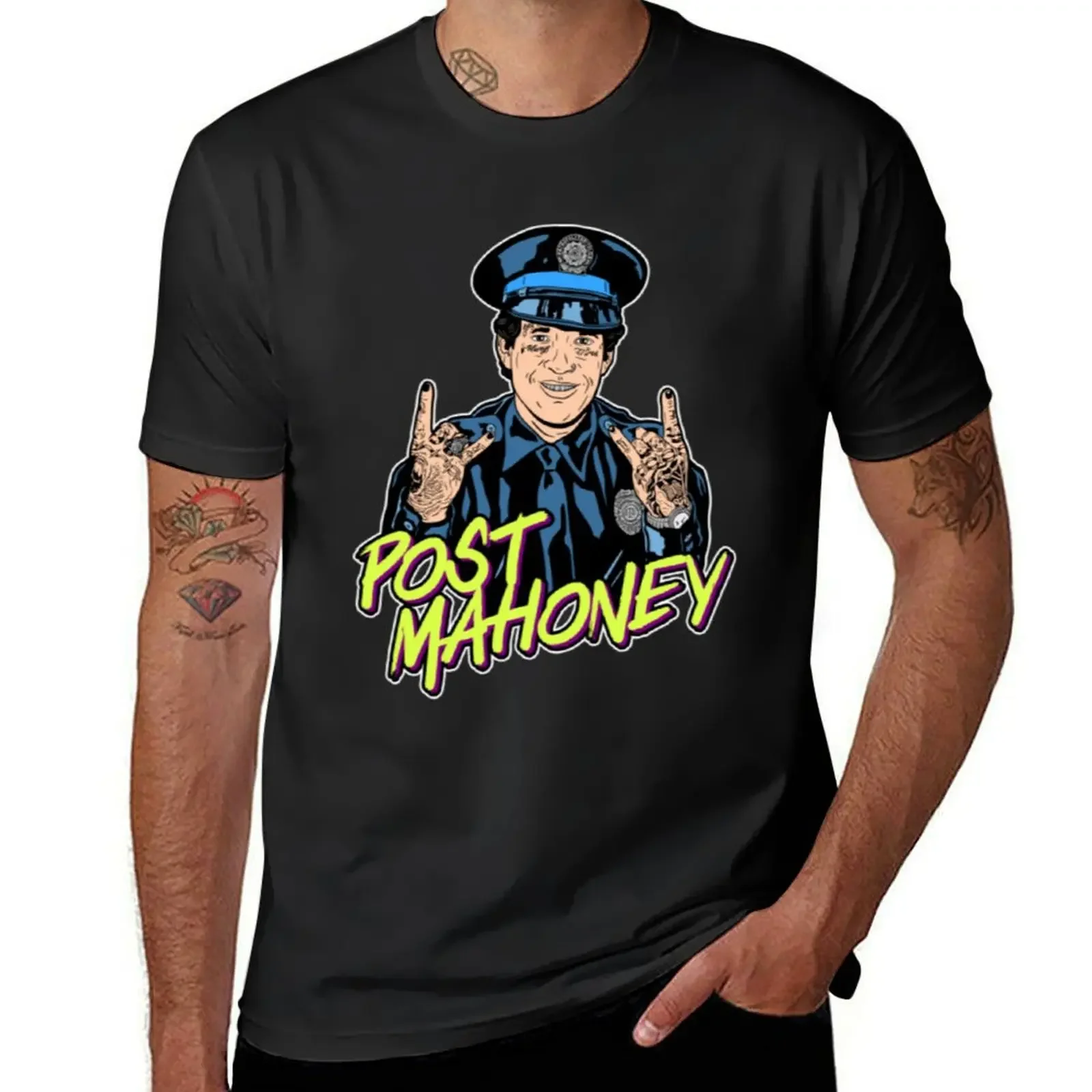 Post Mahoney T-Shirt quick drying customizeds graphic t shirt vintage men t shirt