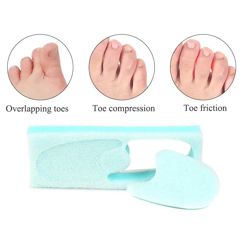 5 Paar Schuimteen Afstandhouders 3 Lagen Teenscheiders Om Kromme Overlappende Teen Uit Te Lijnen, Waardoor Maïsblaar Wordt Verlicht, Vermindert Teenirritatie