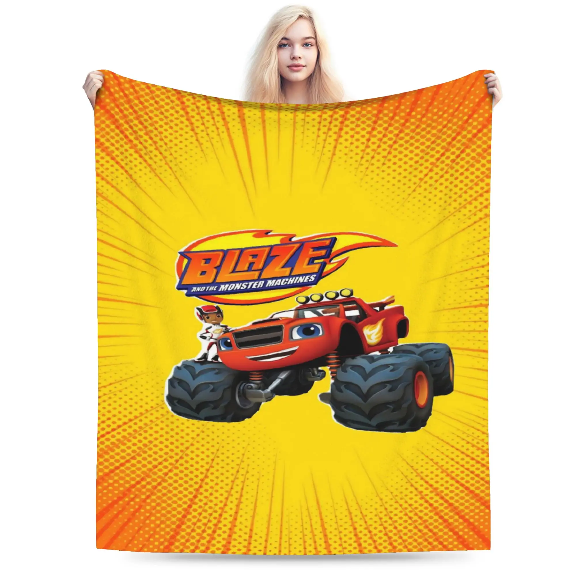 Blaze and the Monster Machines Blanket Multi-size Super Soft and Warm  Throw Blankets for Couch Sofa and Bed