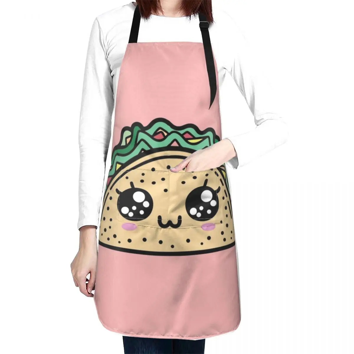 Cute Little Taco Apron women's kitchens Costume Waiter Teacher Woman Kitchen Apron