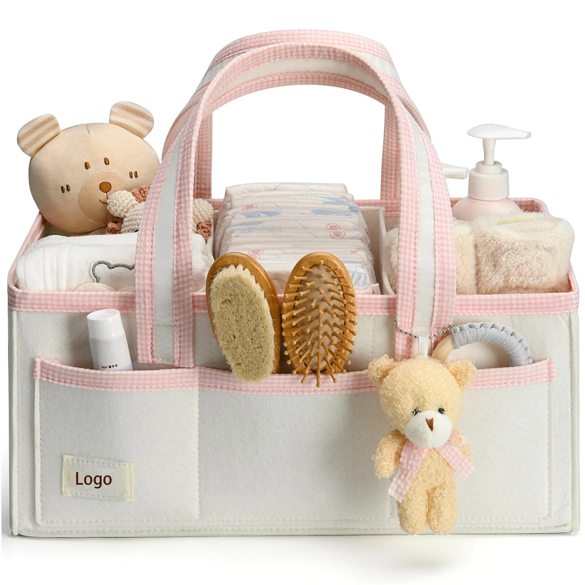 Baby Nursery Organiser - Baby Felt Storage Nursery Organizer Basket
