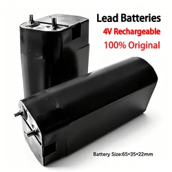 New 1200mAh Storage Battery 1.2Ah 4V Rechargeable Lead Batteries For LED Lamp Headlights Flashlights Electric Mosquito Swatte
