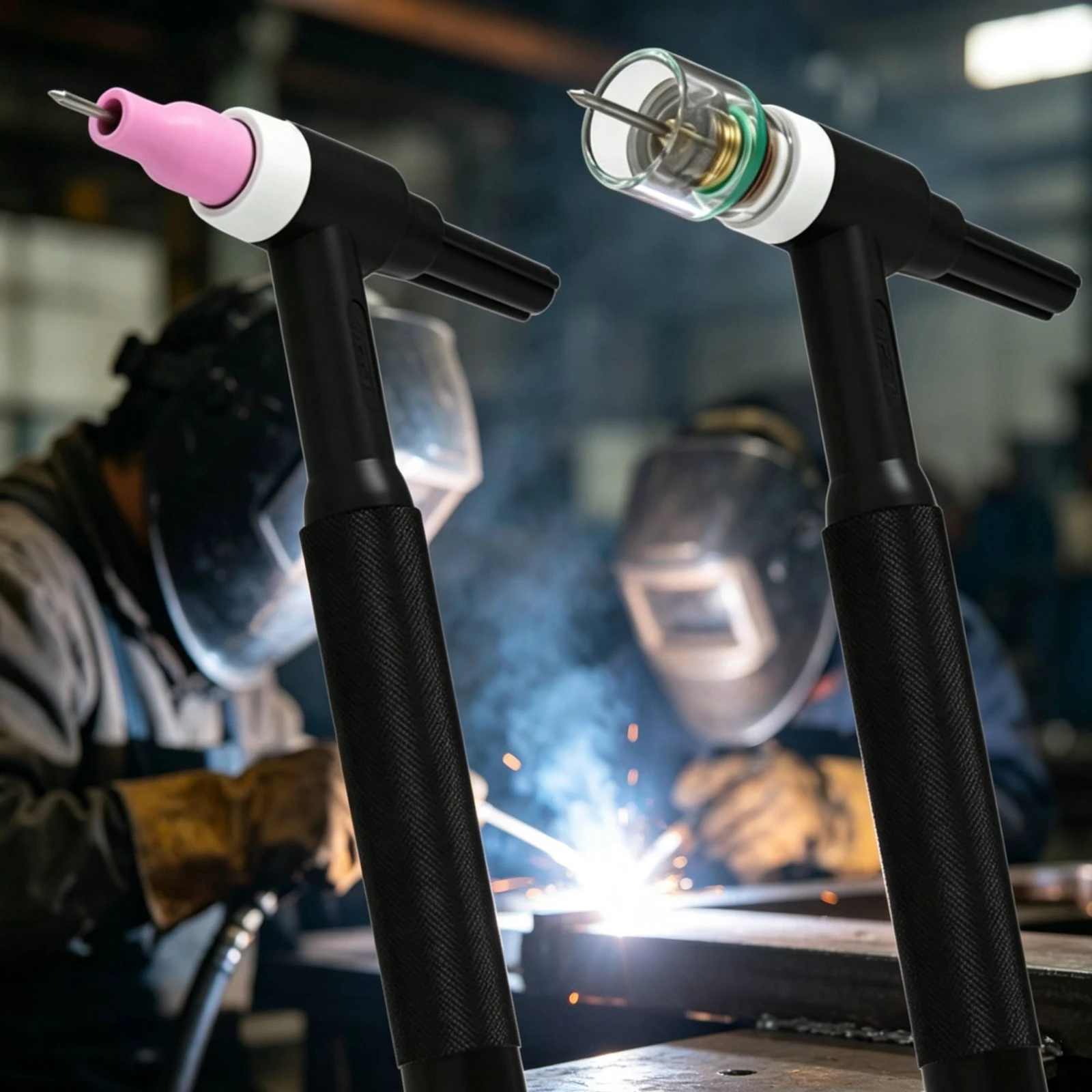 TIG Joining Torch Accessory Kit Transparent TIG Torch Accessories Kit Crack Resistant Easy to Use for Welders, Workshop view 5
