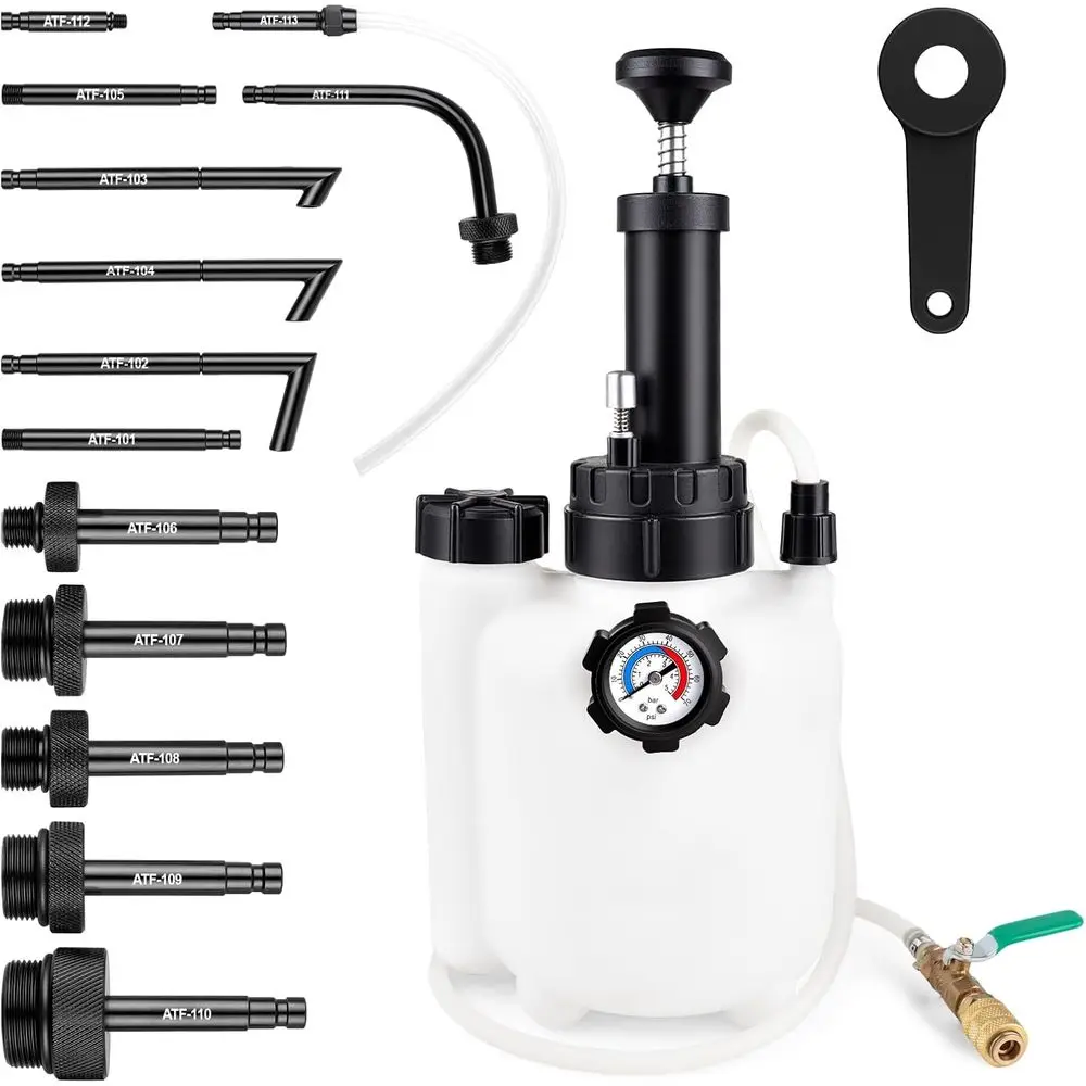 

Комплект насоса для перекачки трансмиссионной жидкости с 13 адаптерами AT, инструмент для замены масла для легковых автомобилей, грузовиков, внедорожников