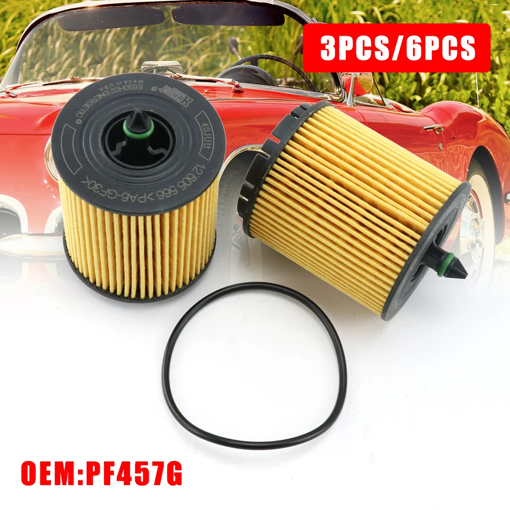 3PCS/6PCS PF457G Set Engine Oil Filter 12578143 5650337 12605566 12643711 Replacement of Accessories