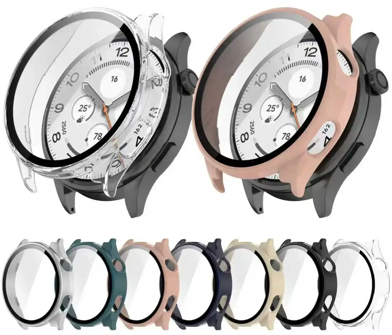 Full Protective Glass Case For Xiaomi Watch 5 Smart Screen Protector Cases forXiaomi Watch5 Cover Shell+Tempered Glass Film 2in1