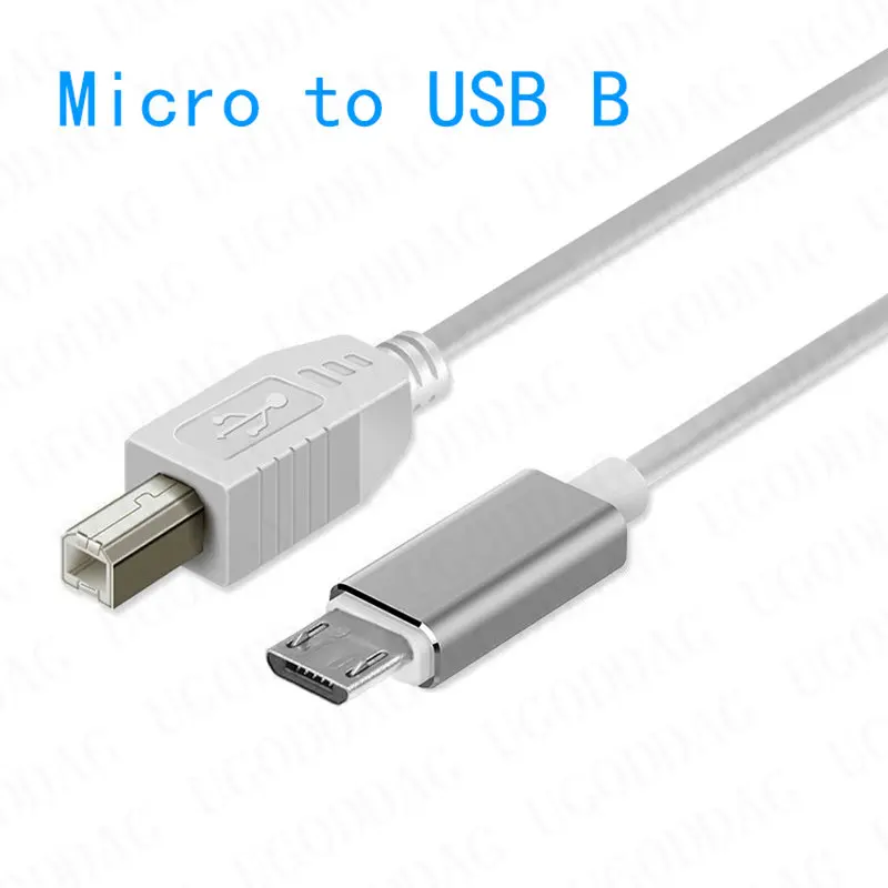 Type- C Micro USB to USB2.0 B OTG Cellphone Tablet PC to Electronic Instrument for Yamaha Electronic Piano Drum MIDI Instrument